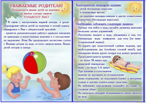 Памятка водоемы Памятка водоемы.